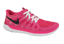 Nike Free 5.0 Gs Hot Pink White Trainers Womens Girls Sizes Uk3 Uk3.5 Uk4