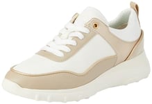 Geox D Alleniee B Basket, Lt Taupe Off White, 40 EU