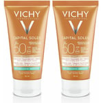 VICHY Capital Soleil BB émulsion toucher sec teintée SPF50 Tube 50ml Émulsion 2x50 ml