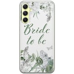 Babaco ERT Group Coque de téléphone Portable pour Samsung A34 5G Original et sous Licence Officielle Motif Bride to be 005 Parfaitement adapté à la Forme du téléphone Portable, Coque en TPU