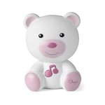 Chicco Veilleuse Dreamlight - Veilleuse Rose, Boîte avec Musique Classique et New Age Relaxante, Veilleuse de Chevet et Lampe Portable, Jouet pour Bébé 0+ Mois