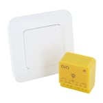 Module d'éclairage On/Off Bluetooth + interrupteur sans fil - 1000W - jaune - Chacon