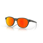 Oakley Reedmace - Lunettes de soleil Matte Grey Smoke Prizm Ruby Polarized Cat 3