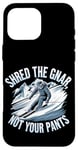 Coque pour iPhone 16 Pro Max Shred The Gnar, Not Pants Ski de piste