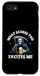 Coque pour iPhone SE (2020) / 7 / 8 Ce qui t'effraie m'excite Grim Reaper Halloween