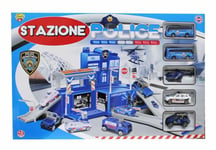 Station Police Autos Miniatures Bus Jouet Jeu Enfants Sar