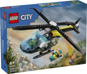 Lego City: Emergency Rescue Helicopter Building Kit (60405)