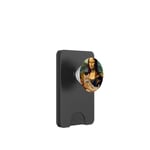 Mona Lisa tenant un chat Portrait d'art Peinture Kitty Cat PopSockets PopWallet pour MagSafe