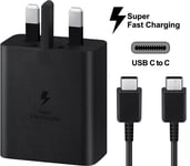 Genuine Samsung Galaxy S23 Ultra Super Fast Charger 2.0 With Cable 45W