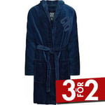 CR7 Cristiano Ronaldo Cotton Bathrobe Navy bomull Medium Herr