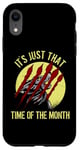 iPhone XR Scary Time of the Month Full Moon Howling Wolf Werewolf Case