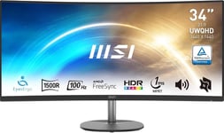 Modern MD272QXPW Écran Bureautique 27 WQHD - Dalle IPS 2560x1440, 100Hz, Confort Oculaire, Haut-Parleurs Intégrés, Réglable 4 Directions - HDMI 2.0b, DisplayPort 1.2a, USB Type-C, USB 2.0