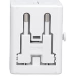 Power Converter USB A USB C Ports Travel Adapter Universal For Cell Phone