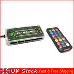 COOLMOON RGB Remote Controller DC12V 5A LED Color Intelligent Controllers UK