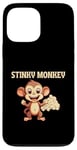 Coque pour iPhone 13 Pro Max Stinky Monkey Farts Funny Kids Men Women