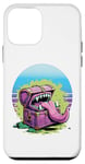 iPhone 12 mini Monster chest sharp teeth long tongue horror fantasy monster Case