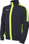 Nike Knit Soccer Track Jacket Y Nk Df Acd23 Trk Jkt K, Obsidian/Volt/White, DR1695-452, XS