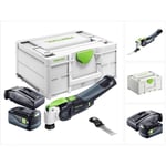 Vecturo osc 18 E-Basic Oscillateur sans fil Starlock Max Brushless 18V + 1x Batterie 5,0Ah + Chargeur + Systainer - Festool