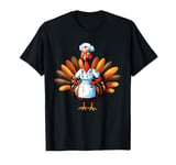 Thanksgiving Turkey Nurse at The Hospital - Scrub Top T-Shirt