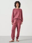 HUSH Joelle Crew Jersey Pyjama Set, Pink