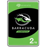 Seagate 2.5 Inch 2TB SATA3 BarraCuda Hard Drive HDD - OEM