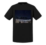 T-Shirt Enfant Nuit Sous Les Etoiles Paysages De Glaces Hiver