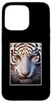 Coque pour iPhone 15 Pro Max Portrait Tigre Blanc Photos Réalistes Art