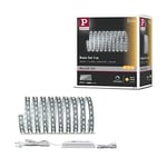 Paulmann 70579 Function MaxLED 500 Kit de base LED bande 3m, 2700K blanc chaud, 20W, 230/24V, 36VA, Argent