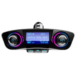 Tlily - Lecteur MP3 Bluetooth pour Voiture BT06 Multifonctionnel Multi-Langue Écran lcd Universel