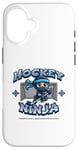 Coque pour iPhone 16 Joueur ninja de hockey sur glace