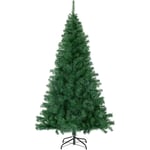 Salcar - Le sapin de Noël artificiel 210 cm avec système pliant, arbre de Noël artificiel avec 580 pointes et support en métal.