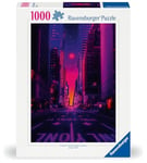 Ravensburger Puzzle 12001436-New York au néon-1000 pièces-pour Adultes et Enfants à partir de 14 Ans, 12001436