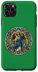 iPhone 11 Pro Max Stained Glass Saint Archangel Raphael Case