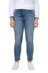 Ulla Popken Pantalon en Jean, Sarah, Bleu Denim, 33W / 32L Femme