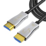 Câble Fibre Optique Hdmi 20M,Câble Hdmi 2.1 Fibre Optical 8K Supporte 3D/4K@60Hz /48Gbps[YIN145454]