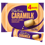 Cadbury Caramilk Golden Caramel Chocolate 4  Bar 112g(Pack Of 2)