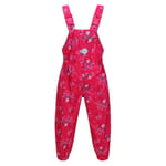 Regatta Childrens/Kids Muddy Puddle Peppa Pig Floral Dungarees - 12-18 Months