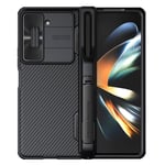 Nillkin Samsung Galaxy Z Fold 5 Skal med kameraskydd och pennhållare - CamShield, Svart