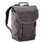 WENGER Foix Sac à Dos pour Ordinateur Portable 16 Pouces avec Poche pour Tablette Tactile 12,9 Pouces, Système d’Organisation, 24 l, Femmes Hommes, Bureau Voyages d’Affaires Uni, Gris, 602831