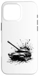 Coque pour iPhone 16 Pro Max #snirt T-shirt à capuche avec motif Abraham Panzer Léopard