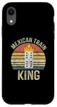 iPhone XR Mexican Train King Board Game Dominoes Lover Domino Player Case