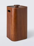 John Lewis Mid-Century Laundry Hamper, (FSC-Certified Acacia Wood), Brown