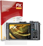 atFoliX 3x Film Protection d'écran pour Ricoh Pentax Q-S1 mat&antichoc