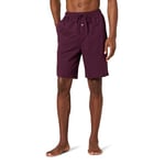 Amazon Essentials Short de Pyjama en Maille, Entrejambe 9 Pouces (Grandes Tailles Disponibles) Homme, Bordeaux, S