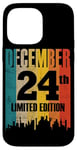 iPhone 14 Pro Max December 24 Limited Edition 24th Day Retro Vintage Birthday Case