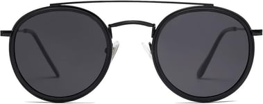 Pienet Retro Pyöreät Polarisoidut Aurinkolasit Uv400 Double Bridge Sunnies Sunset Sj1104