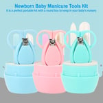 Hot 4pcs Convenient Daily Baby Nail Clipper Scissors Nails File Tweezers Manicu