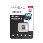 INTEGRAL 64Gb Micro Sd Card Microsdxc