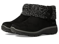 Skechers Femme Facile à Transporter – Temps Confortable Bottine, Noir, 38.5 EU