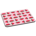 WATERMELON SLICES PC COMPUTER MOUSE MAT PAD - Fruit Juicy Pink Summer